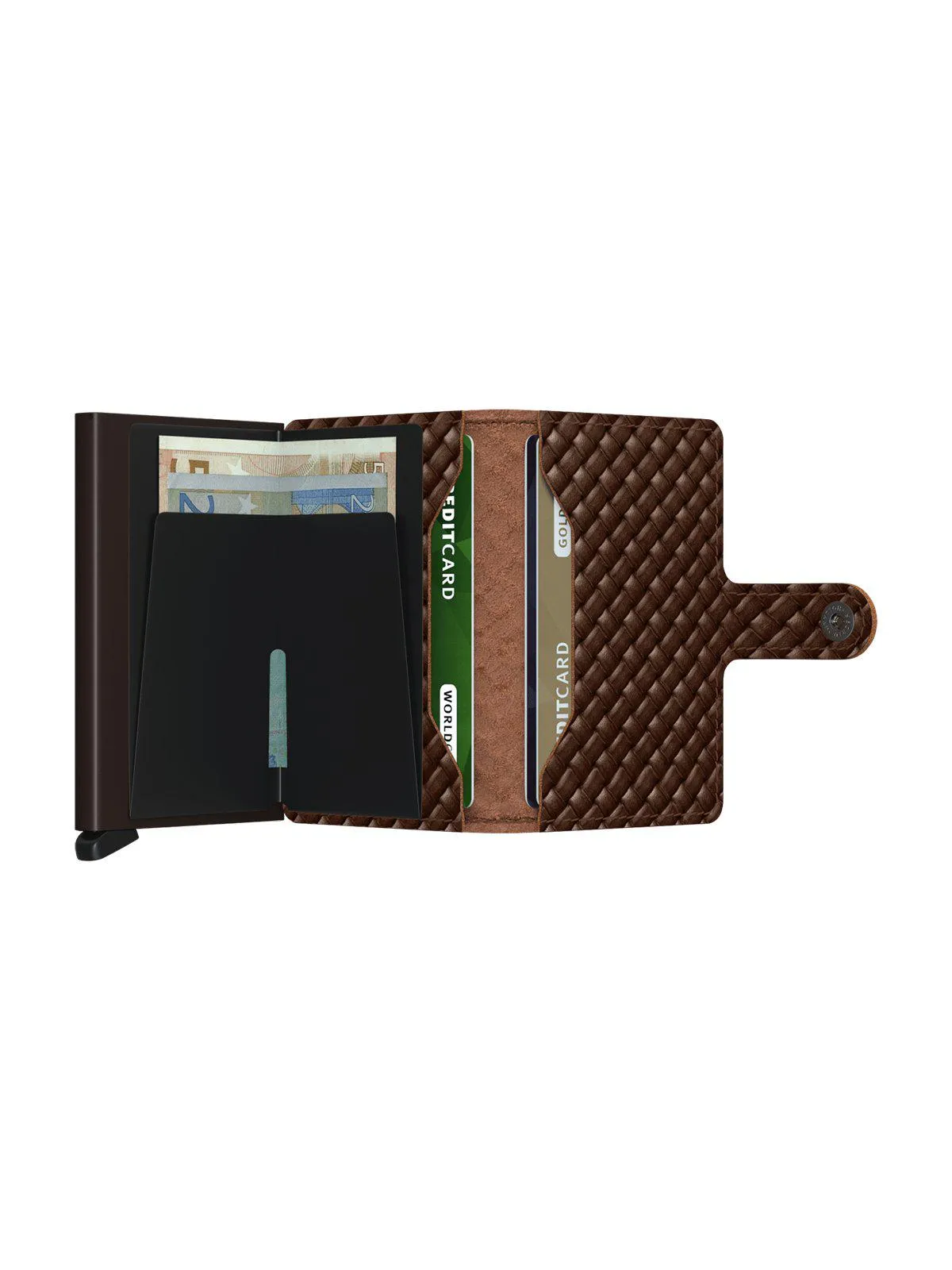 Secrid Miniwallet Basket Brown