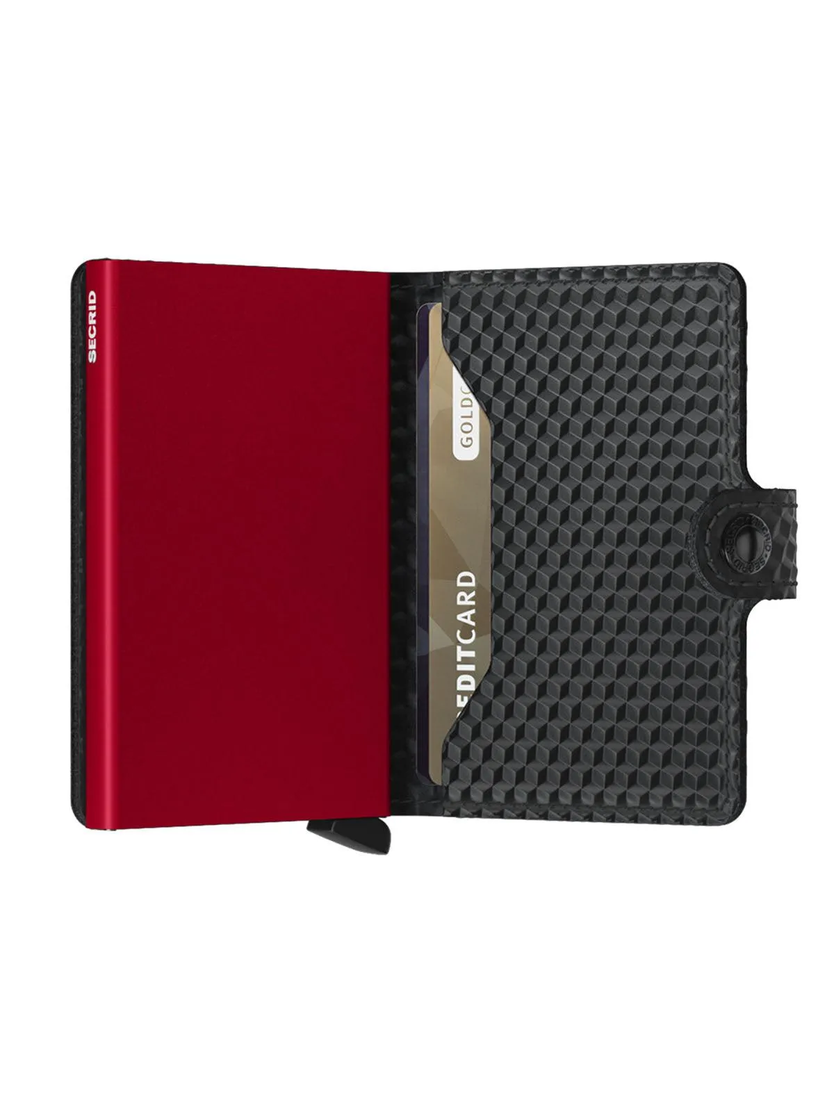 Secrid Miniwallet Cubic Black Red