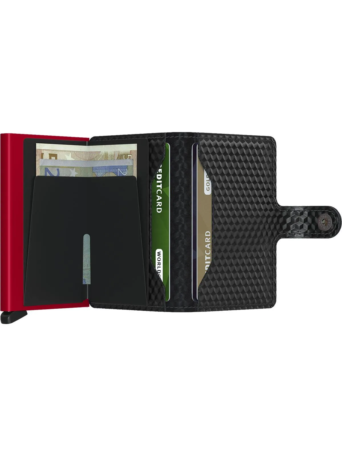 Secrid Miniwallet Cubic Black Red