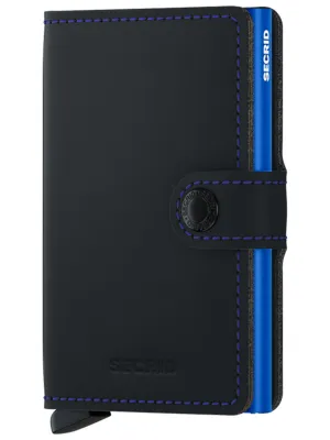 Secrid Miniwallet Matte Black Blue