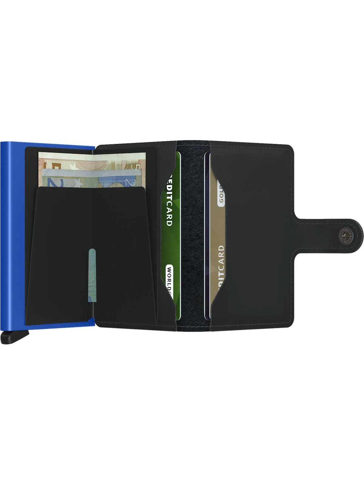 Secrid Miniwallet Matte Black Blue