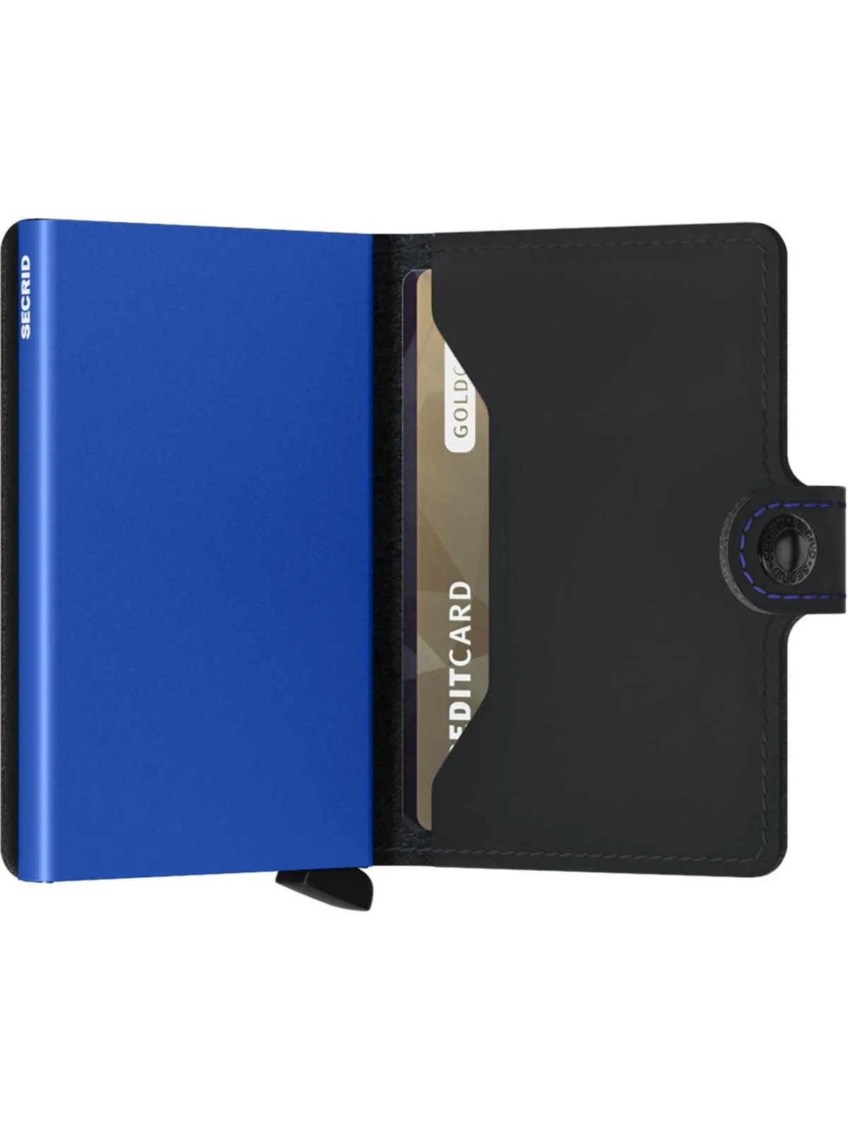 Secrid Miniwallet Matte Black Blue