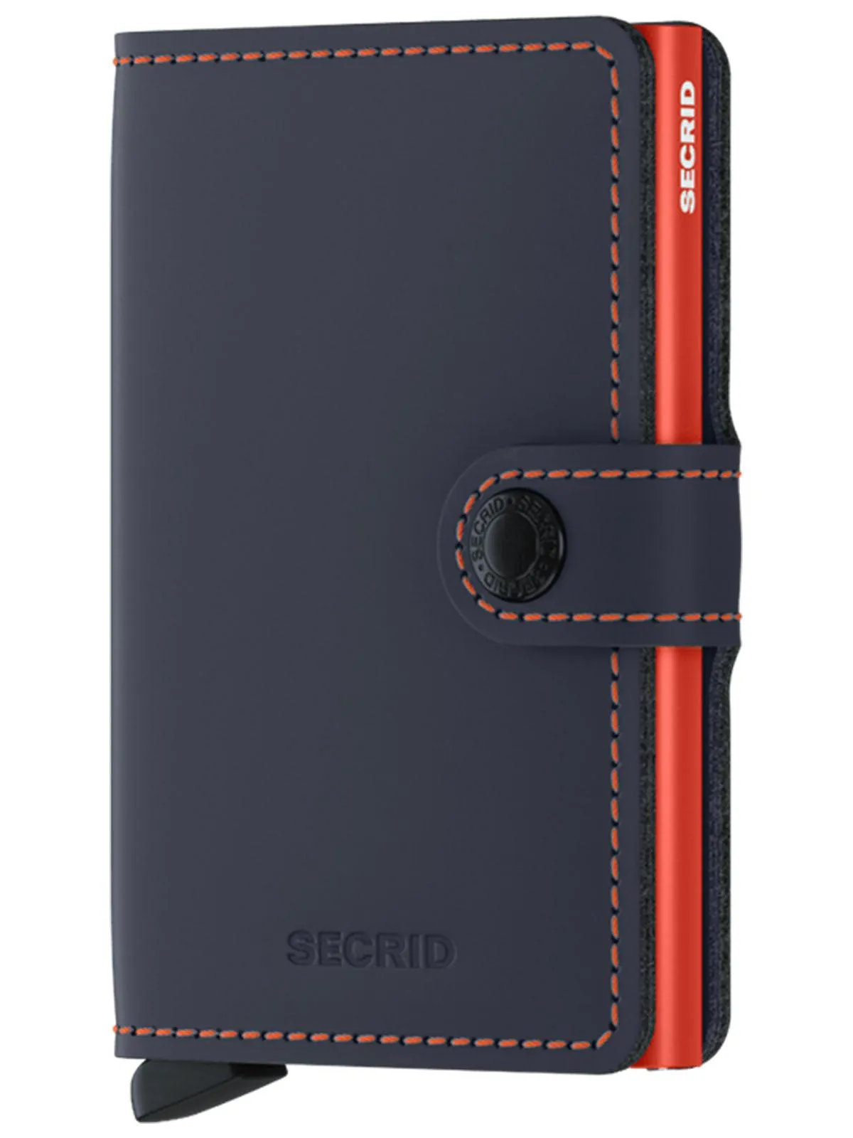 Secrid Miniwallet Matte Nightblue Orange