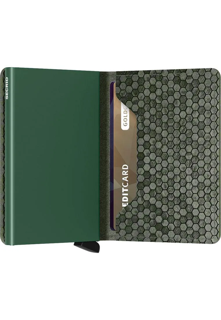Secrid Slimwallet Hexagon Green