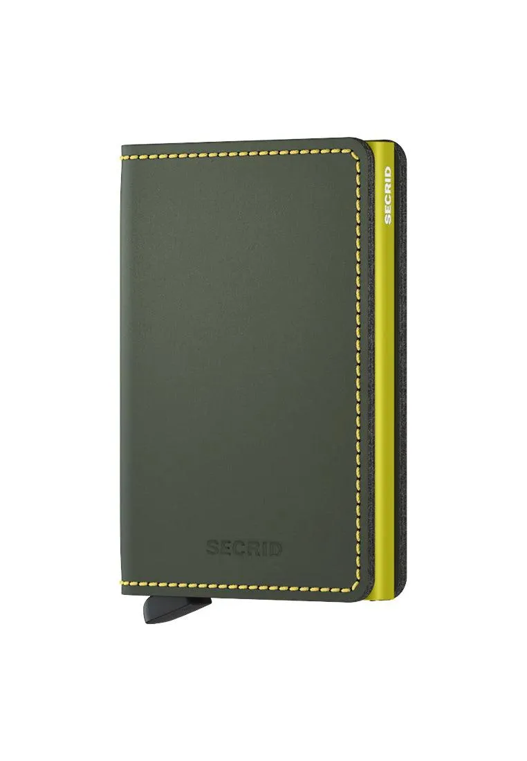 Secrid Slimwallet Matte Green Lime