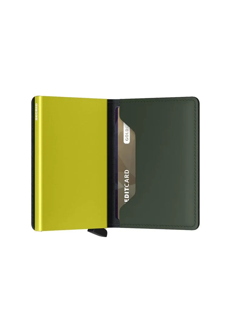 Secrid Slimwallet Matte Green Lime