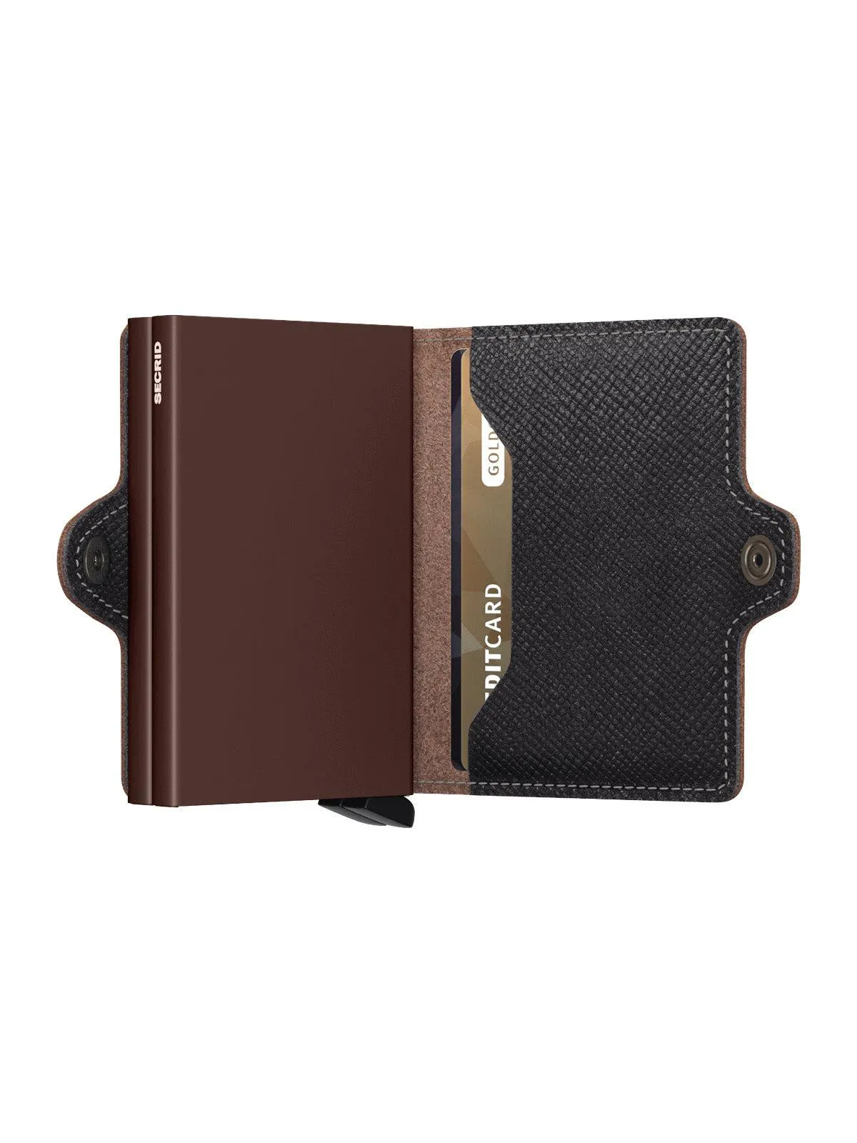 Secrid Twinwallet Saffiano Brown