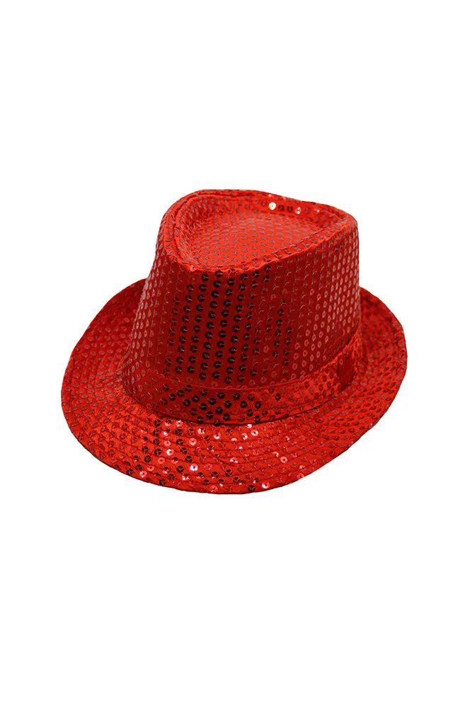 Sequin Fedora Hat