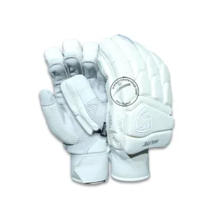 SG Hilite White Cricket Batting Gloves Mens Size Right and Left Handed