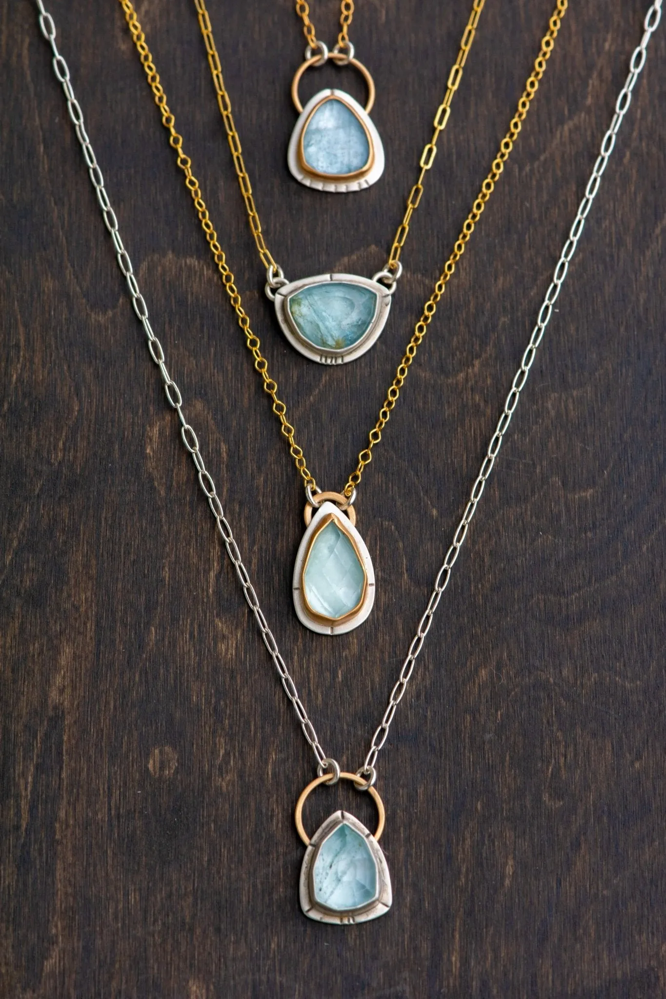 SHALLOW SEAS AQUAMARINE NECKLACES