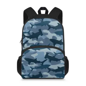 Shark Camo Bookbag - Preorder - ETA Early Aug. 2024