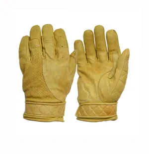 Short Bobber gloves - Waxed Tan