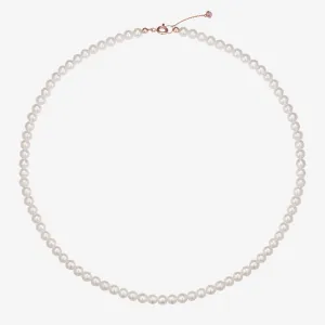 Signature. D Gold Pearl Necklace JDRNR3S716W (5mm)