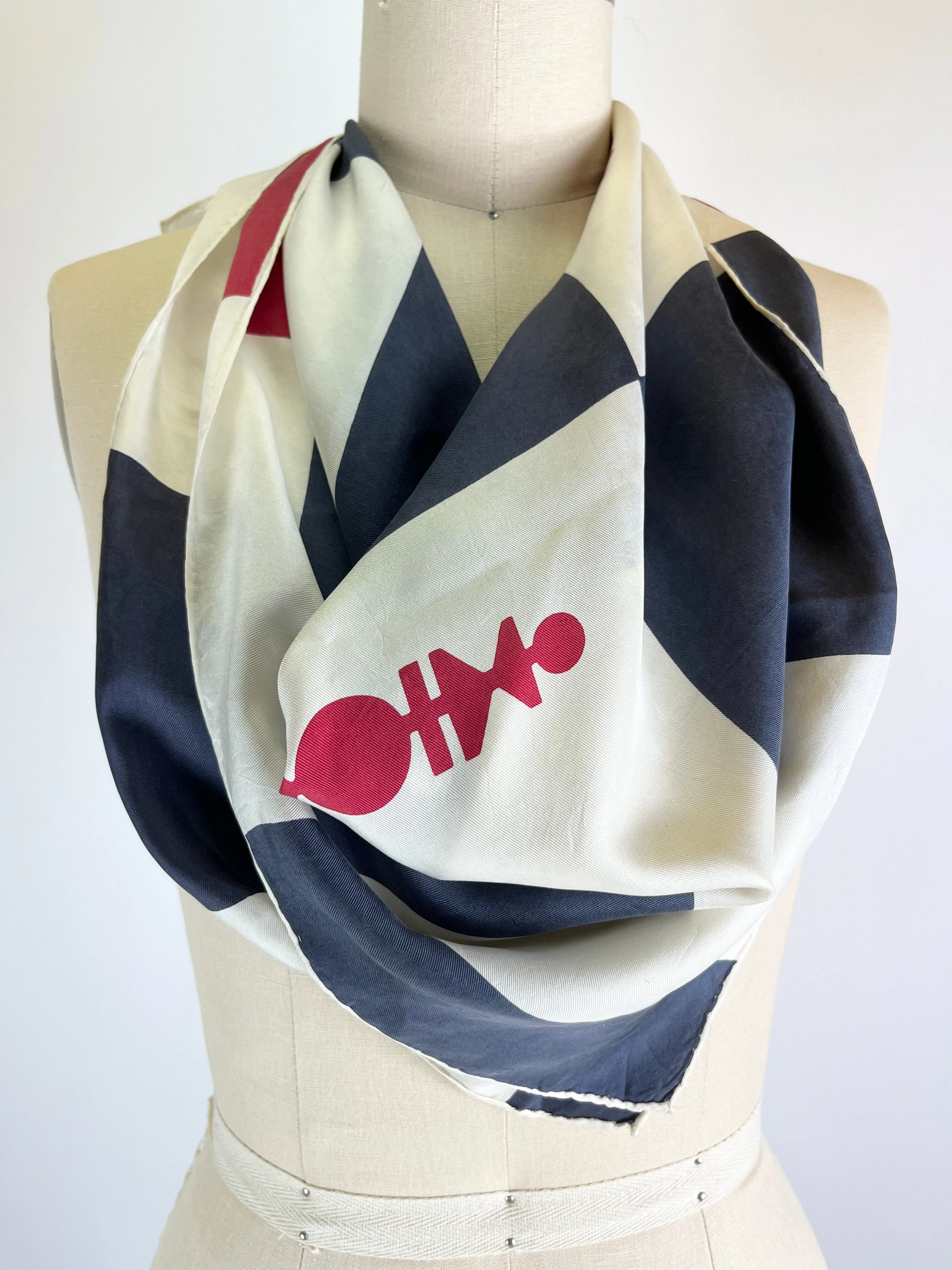 Silk Chess Scarf
