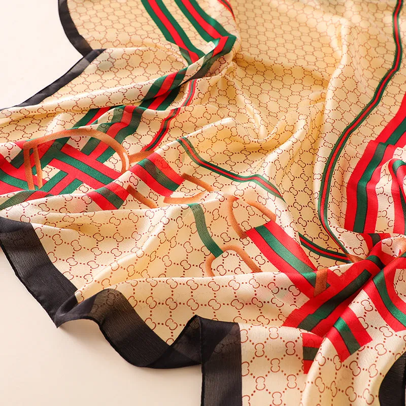 Silk Scarf Shawl Wrap for Women Ladies Girls 90x180