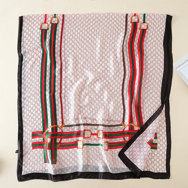Silk Scarf Shawl Wrap for Women Ladies Girls 90x180