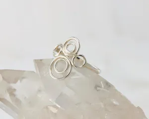 Silver Many Circles Ring