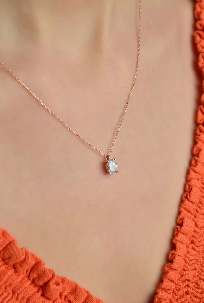 Single Stud Necklace