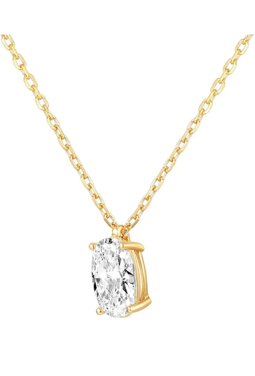 Single Stud Necklace