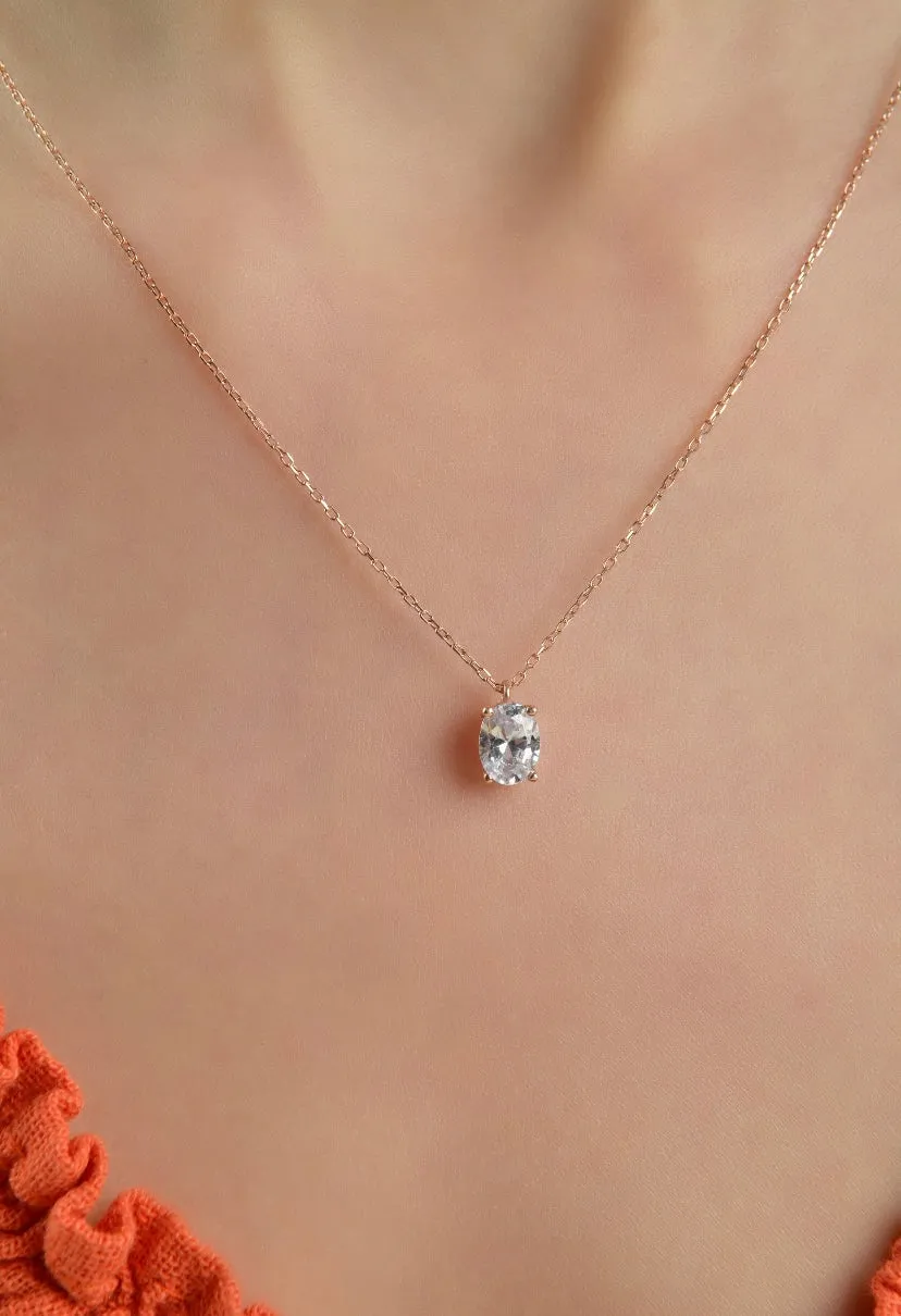 Single Stud Necklace