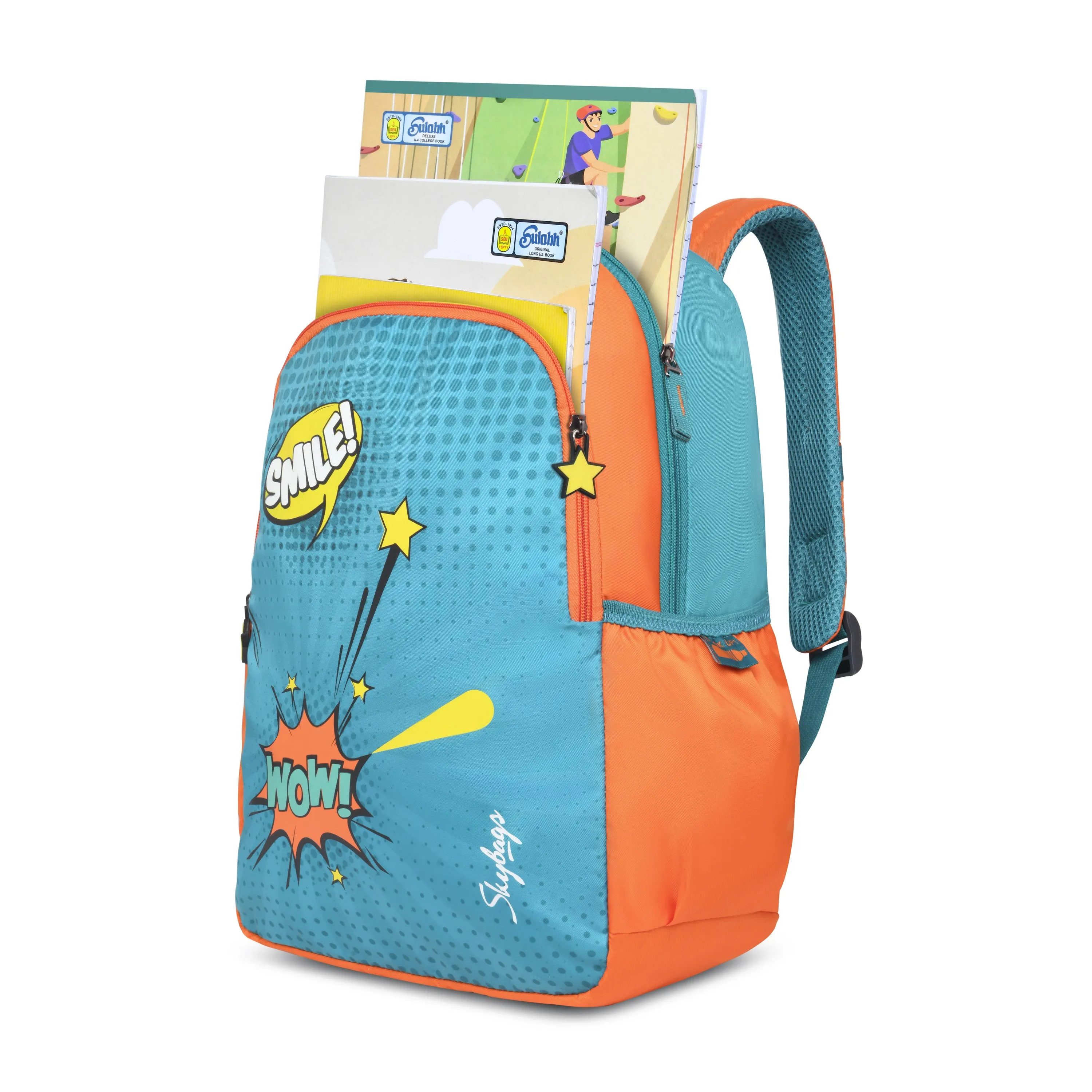 Skybags Bubbles 02  School Backpack Green