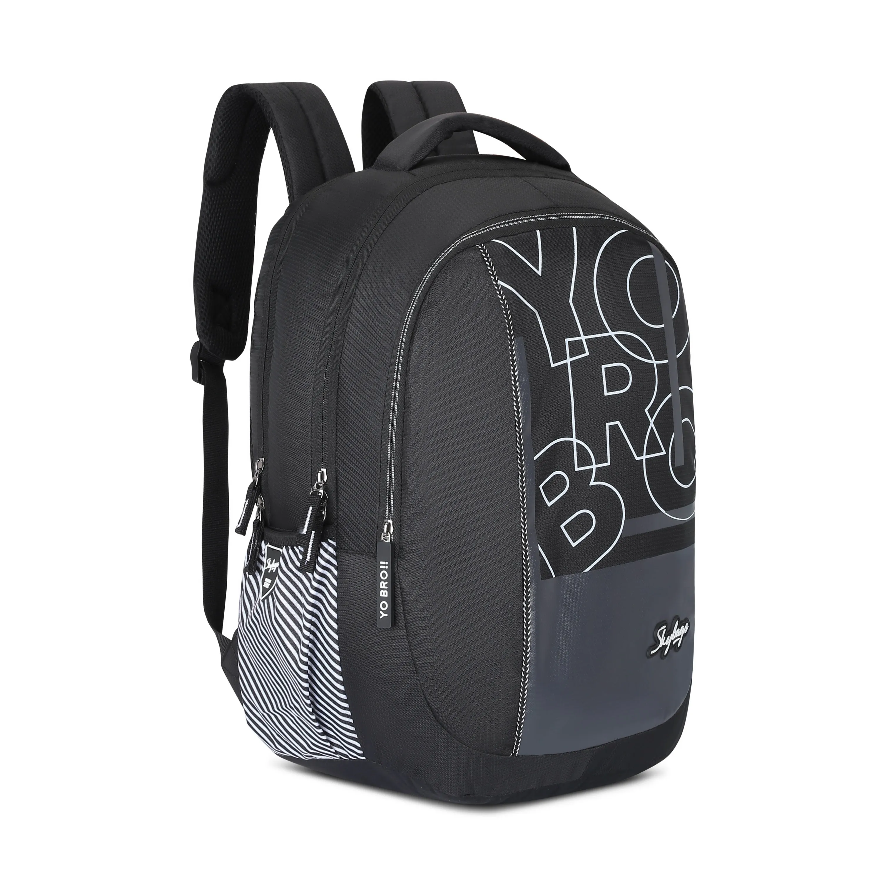 Skybags KLAN 03  SCHOOL BACKPACK BLACK