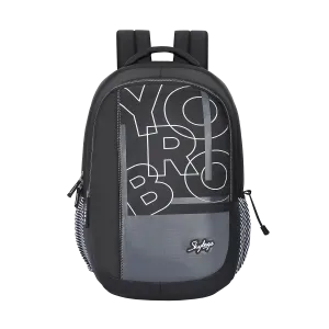 Skybags KLAN 03  SCHOOL BACKPACK BLACK