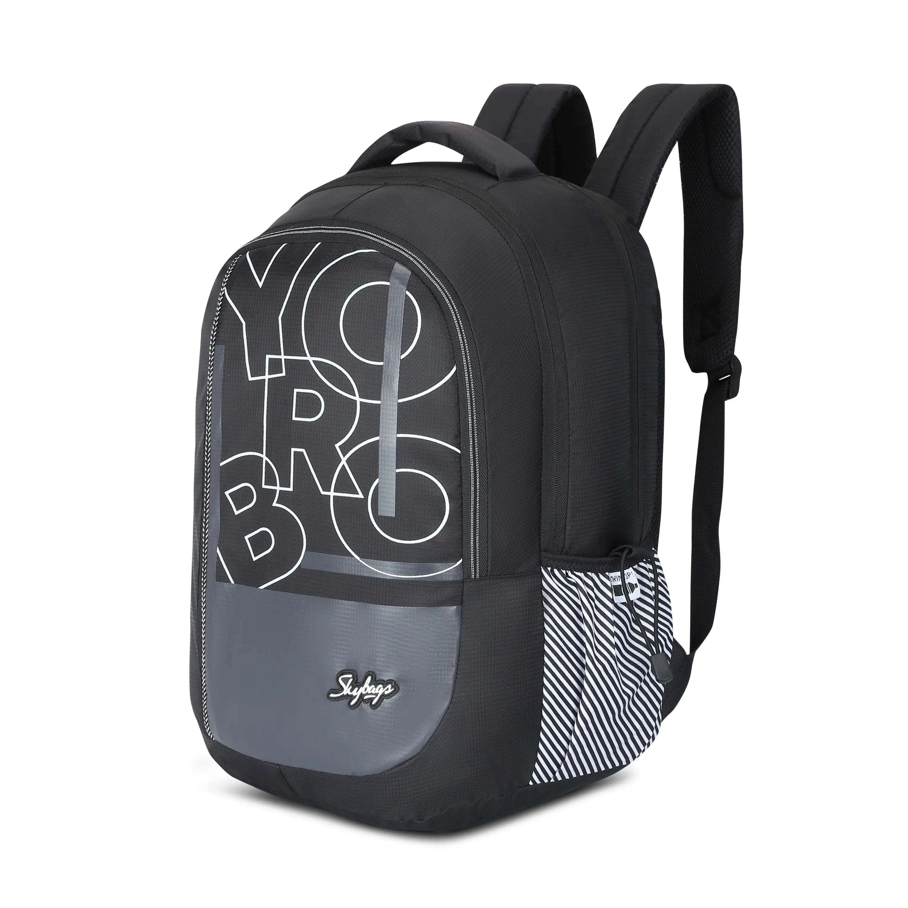 Skybags KLAN 03  SCHOOL BACKPACK BLACK