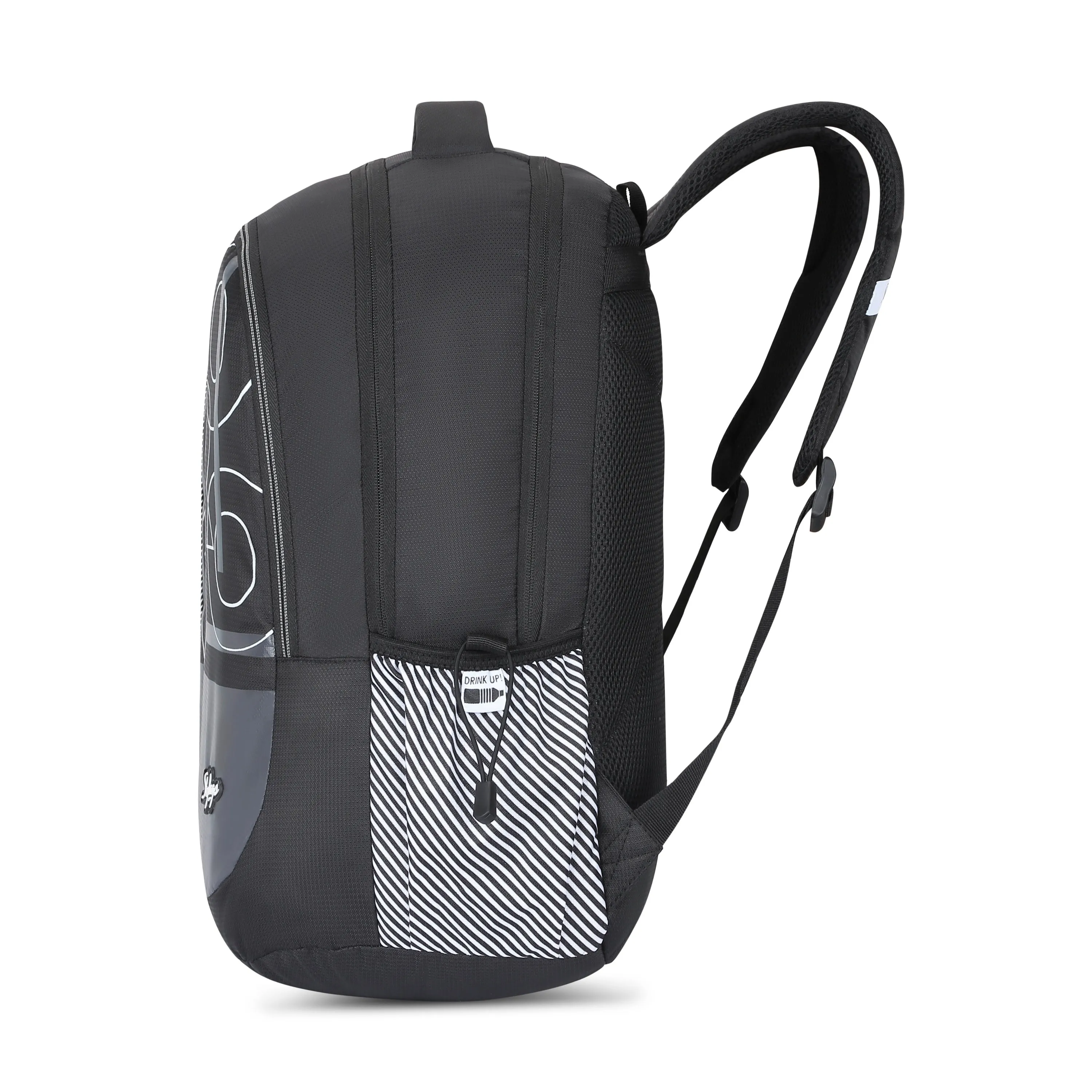Skybags KLAN 03  SCHOOL BACKPACK BLACK