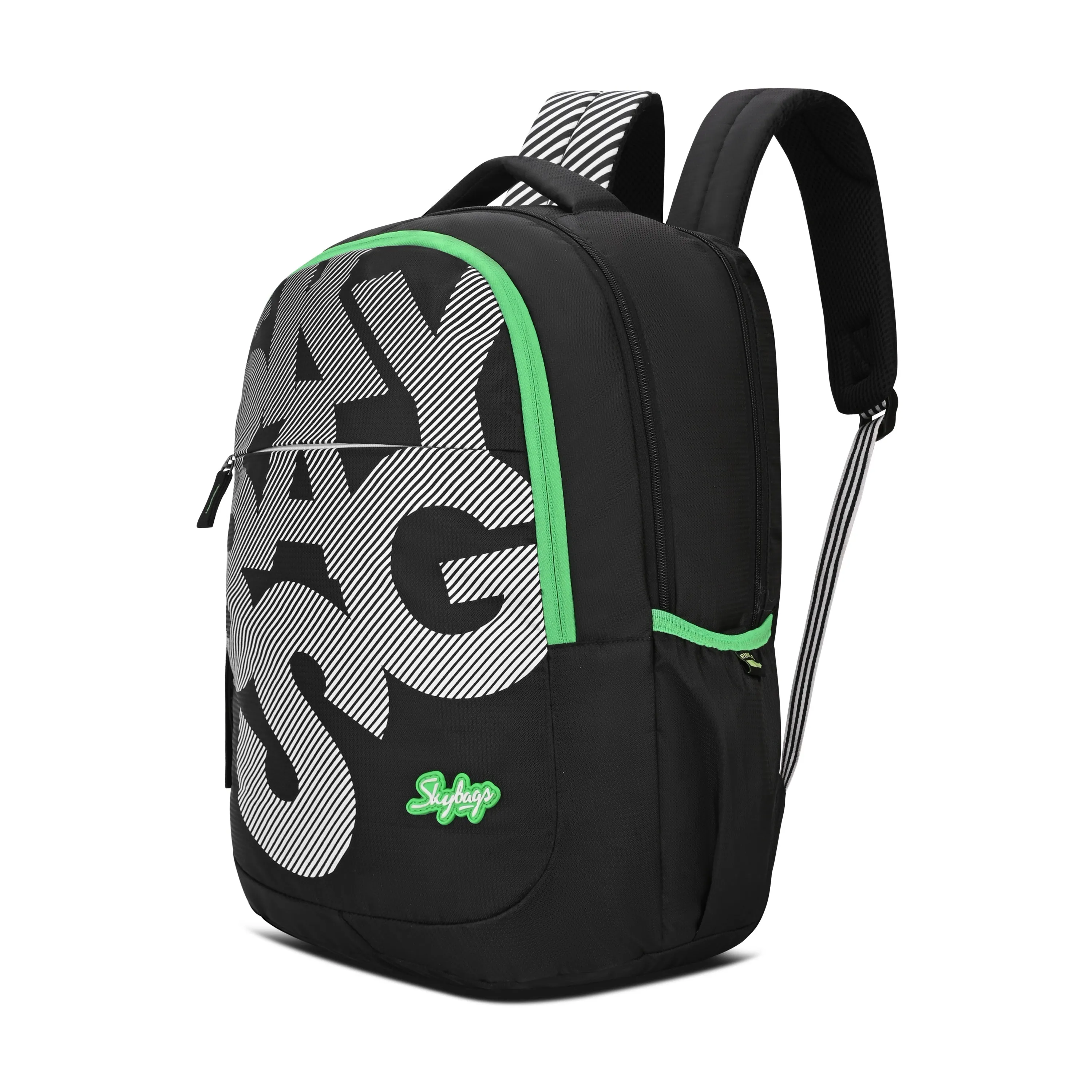 Skybags KLAN PLUS 01  SCHOOL BACKPACK BLACK