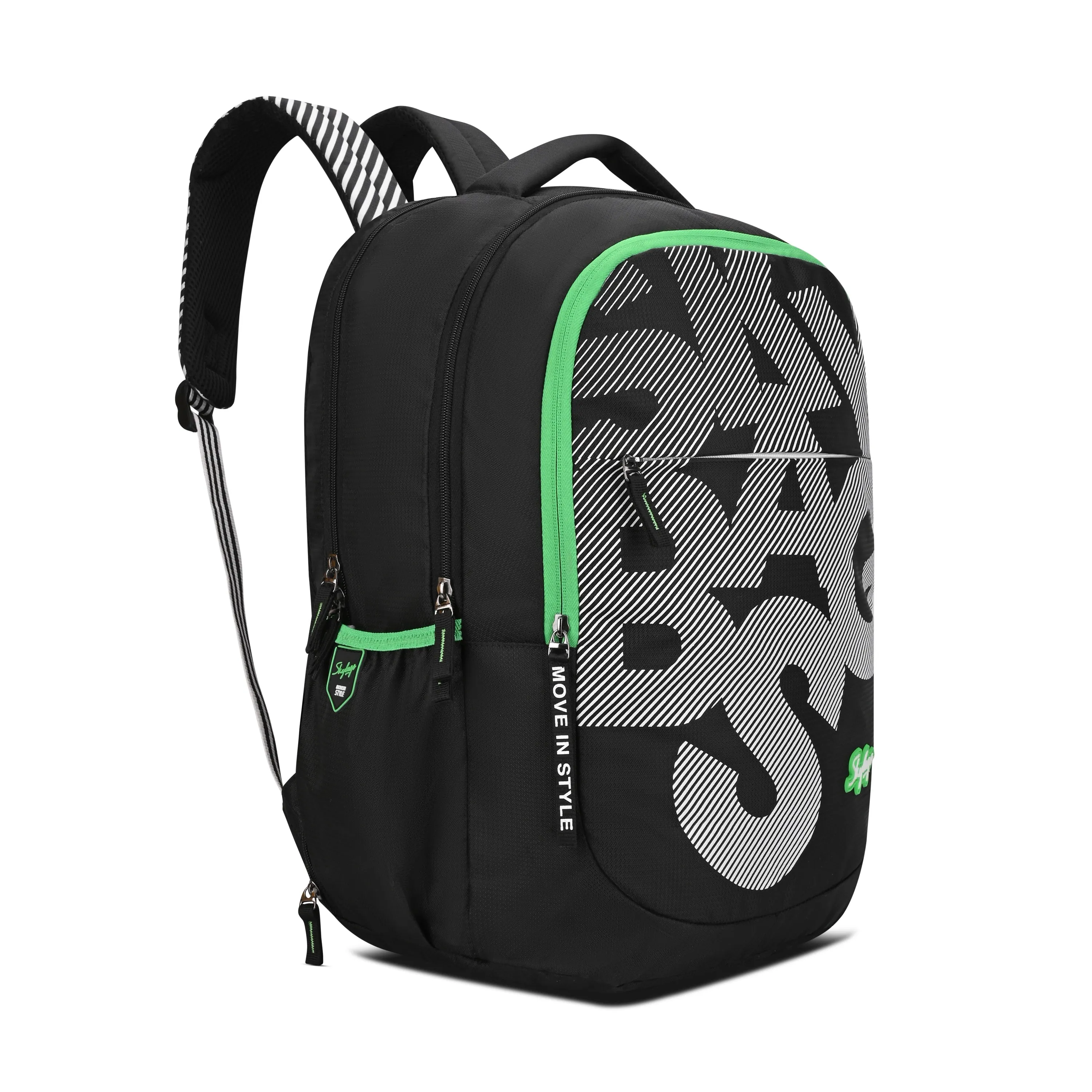 Skybags KLAN PLUS 01  SCHOOL BACKPACK BLACK