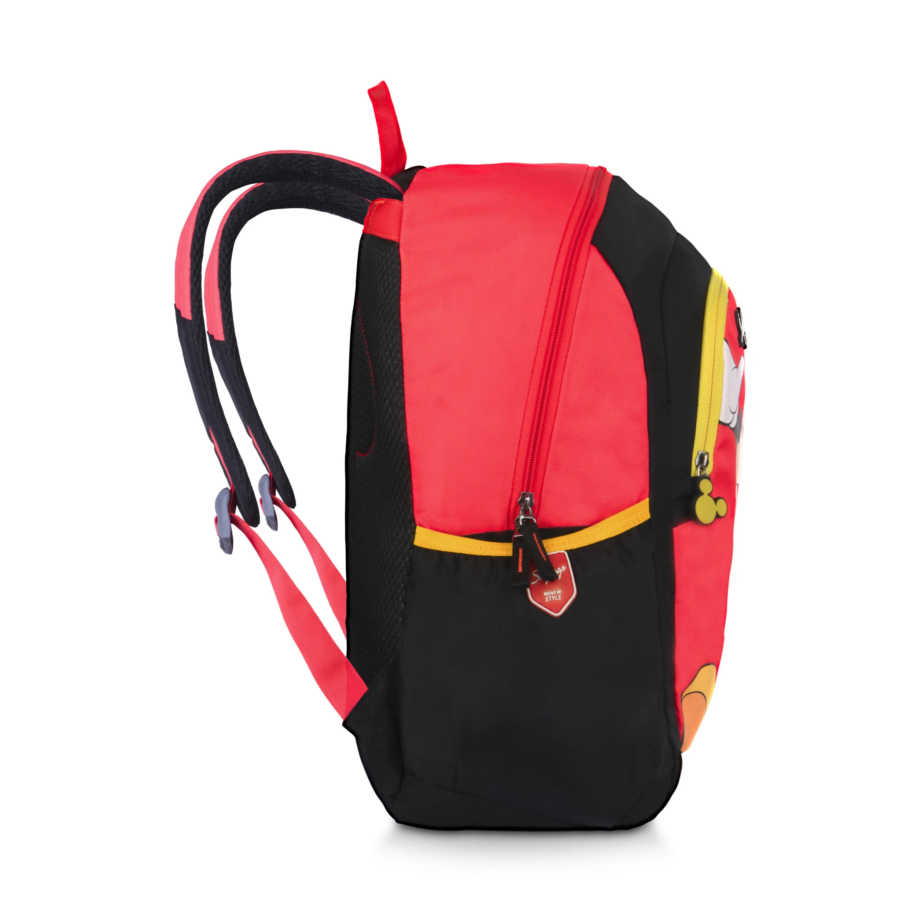 Skybags Mickey Champ  03 School Bp Red And Black