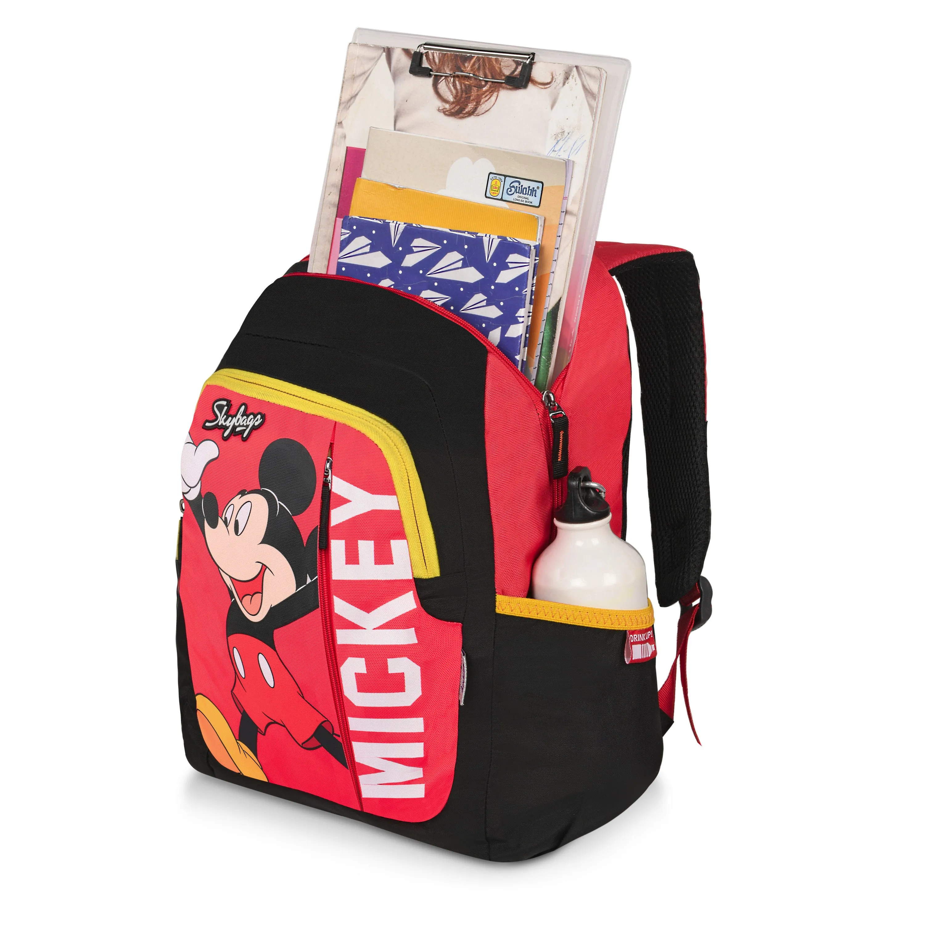 Skybags Mickey Champ  03 School Bp Red And Black