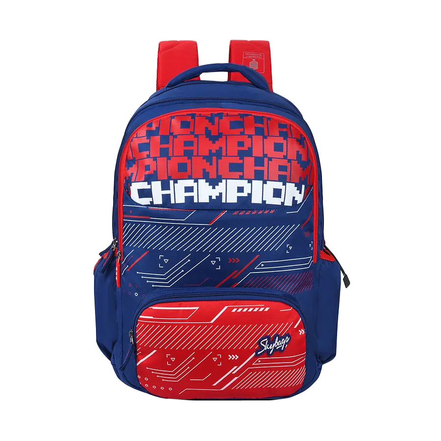 Skybags Squad Nxt 01  School Backpack Blue