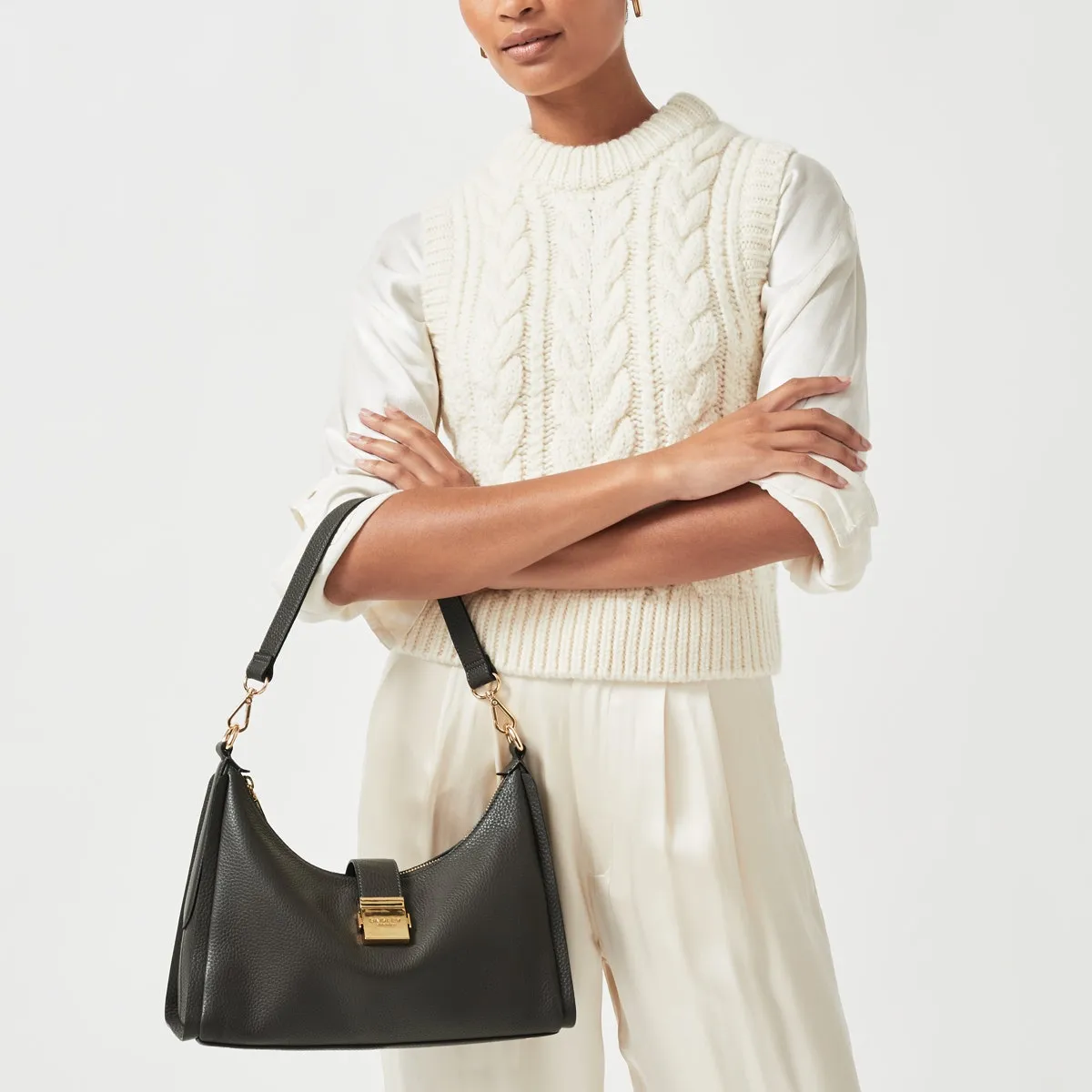 SLOANE STREET Medium Ziptop Shoulder