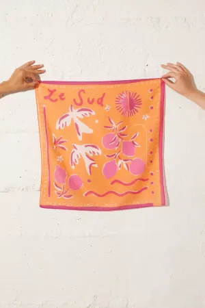 SMALL LE SUD SCARF - ORANGE