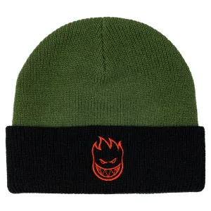 Spitfire - Bighead Fill Cuff Beanie Olive/Black/Red