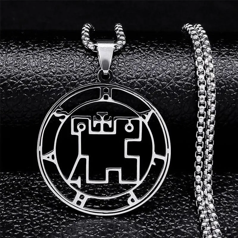 Stainless Steel Demon Seal Necklace