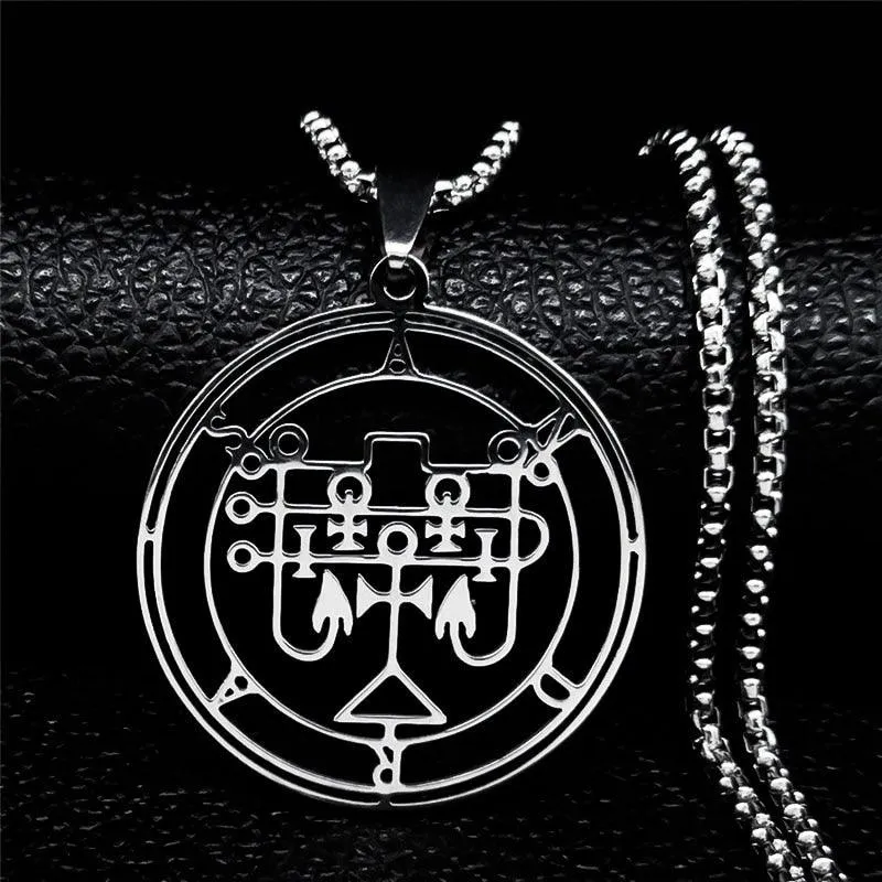 Stainless Steel Demon Seal Necklace
