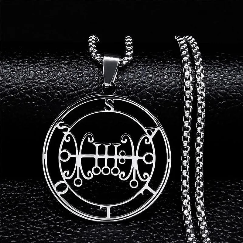 Stainless Steel Demon Seal Necklace