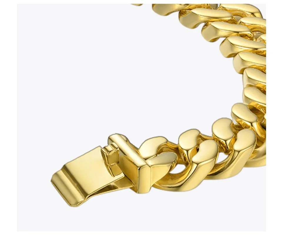 Stainless Steel Strong Link Chain Chokers Necklace For Women