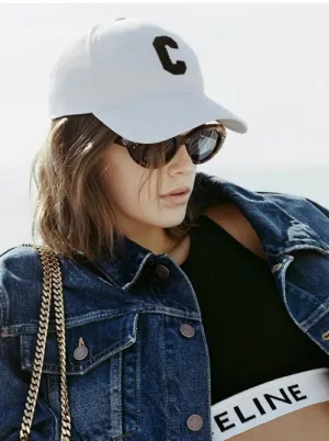 [Steady Seller] Cotton C LETTER BALL CAP