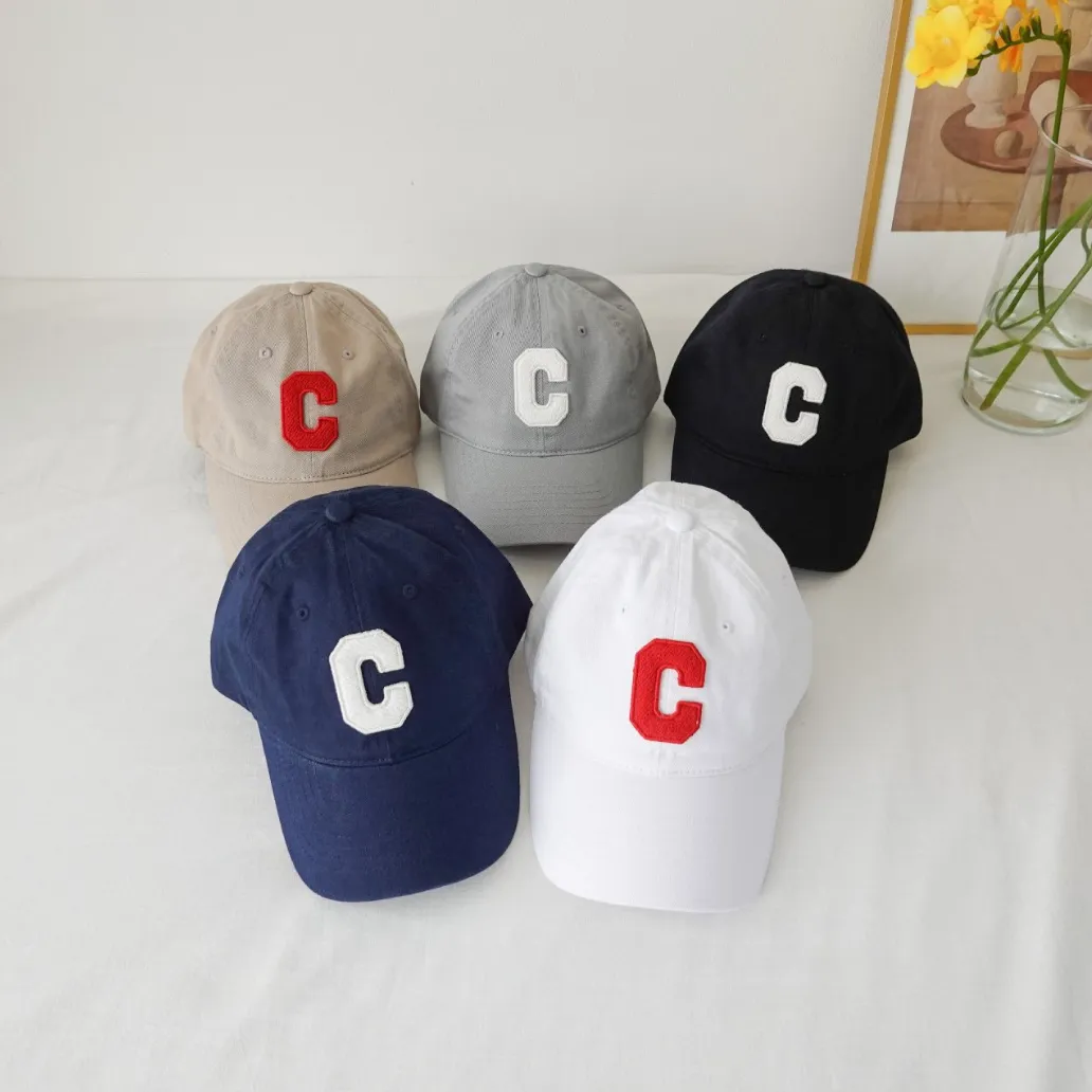 [Steady Seller] Cotton C LETTER BALL CAP