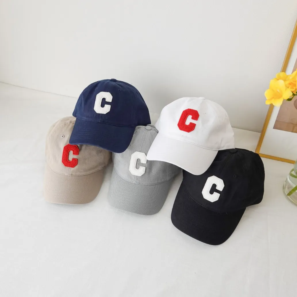 [Steady Seller] Cotton C LETTER BALL CAP