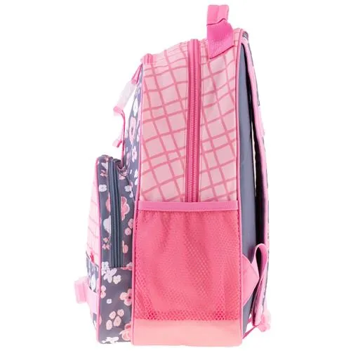 Stephen Joseph Charcoal Flower All Over Print Backpack