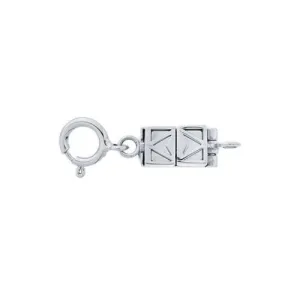 Sterling Silver Filigree Magnetic Clasp Converter