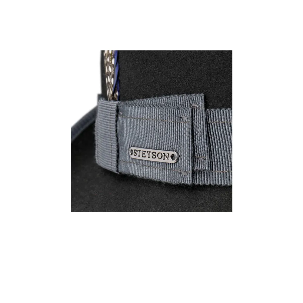Stetson - Hulett Diamond Wool Hat - Fedora - Black