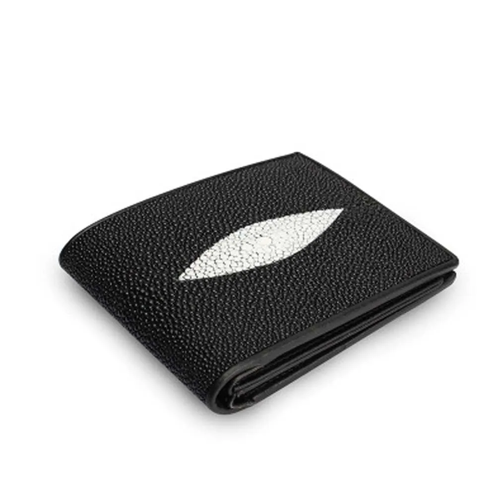 Stingray Leather Wallet Geometric