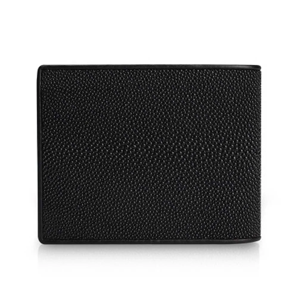 Stingray Leather Wallet Geometric