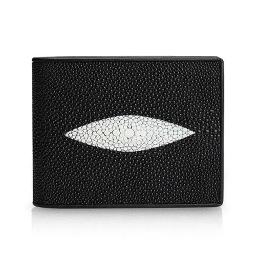 Stingray Leather Wallet Geometric